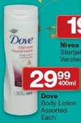Dove Body Lotion Assorted-400ml Each