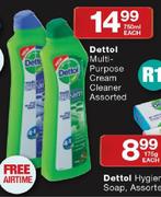 Dettol Multi-Purpose Cream Cleaner-750ml Each