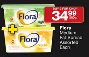 Flora Medium Fat Spread-2X500g