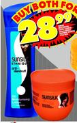 Sunsilk Moisturising Lotion Assorted-200ml+Sunsilk Treatment Assorted-270ml Each