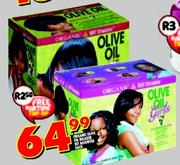 Organic Olive Oil Relaxer Kit Assorted-Each