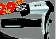 Ottimo Traveling Hair Dryer-1200W/Essentials Hair Straightener-Each