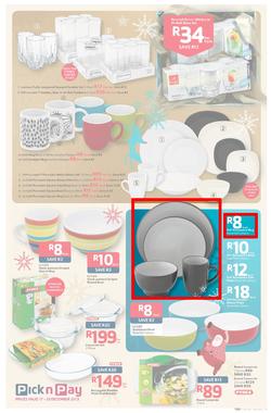 Pick n Pay : Save Big On All Your Festive Favourites From Choccies To Champers ( 17 Dec - 29 Dec 2013), page 9
