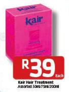 Kair Hair Treatment Assorted 50ml/75ml/200ml Each
