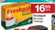 Freshpak Rooibos Teabags-80's