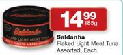 Saldanha Flaked Meat Tuna Assorted-185g