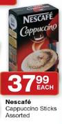 Nescafe Cappuccino Sticks Assorted