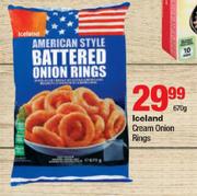 Iceland Cream Onion Rings-670g