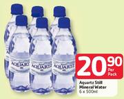 Aquartz Still Mineral Water-6 x 500ml Per Pack