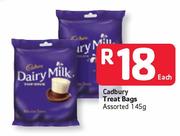 Cadbury Treat Bags Assorted-145g Each