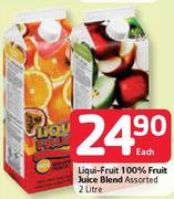Liqui-Fruit 100% Fruit Juice Blend-2L Each