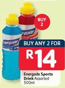 Energade Sports Drink Assorted - 2 x 500ml