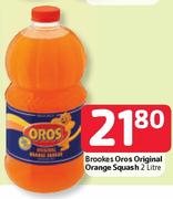Brookes Oros Original Orange Squash - 2L