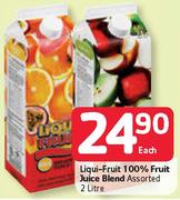 Liqui-Fruit 100% Fruit Juice Blend Assorted-2L Each