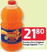 Brookes Oros Original Orange Squash-2L