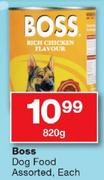 Boss Dog Food Assorted-820g