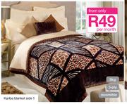 Kariba Blanket Side 1 3 ply Reversible