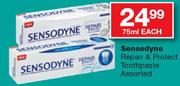 Sensodyne Repair & Protect Toothpaste-75ml Each