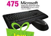Microsoft Wireless Desktop 2000 Keyboard MS-MM73-00015