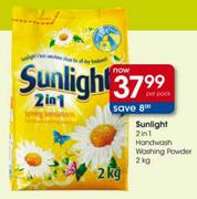 Sunlight 2 in 1 Handwash Washing Powder-2kg