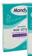mandy's 20 Wax Strips-Bikini