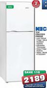 KIC Top Freezer/Fridge-223L