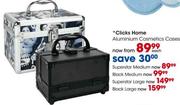Clicks Home Aluminium Cosmetic Cases Superstar Medium-Each