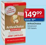 ArtrhroChoice Advanced 120 Tablets Joint Cartilage-Per pack