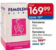 Femolene Ultra Slow Release 30 tablets