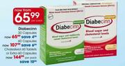 Diabecinn Cholesterol 60 Tablets 0r Extra 60 Capsules-Per pack
