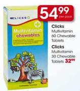 Clicks Multivitamin 30 Chewable Tablets