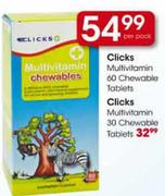 Clicks Multivitamin 60 Chewable Tablets-Per Pack