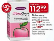 Bioharmony Menoclove Forte or Plus 60 Capsules-Per Pack