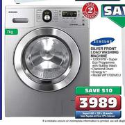Samsung Silver Front Load Washing Machine-7kg (WF1702WEU)