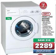 Defy Front Load Washing Machine-5kg (DAW322)