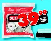 SCE 2-Way Extension Cord-3m