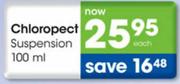 Chloropect Suspension-100ml Each