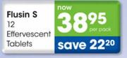Flusin S 12 Effervescent Tablets-Per Pack