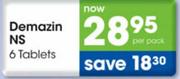 Demazin Ns-6 Tablets Per Pack