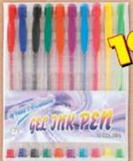 Gel Ink Pens-10's