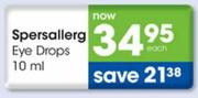 Spersallerg Eye Drops-10ml Each
