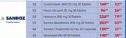 Sandoz S3 Co-Zomevek 160/125mg-30 Tabs