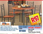 Abby 5-Piece Dinette