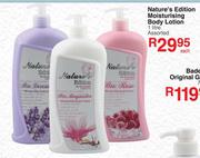 Nature's Edition Moisturising Body Lotion-1l