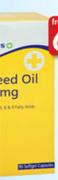 Clicks Flaxseed Oil 1000mg -300 Softgel Capsules