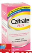 Caltrate Plus Supplement With Vitamin D & Minerals- 30 Tablets