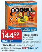 Bioter Health Brain Child 60 Burstietsb + 60 Chewable Tablets-Per Pack