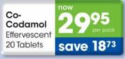 Co-Codamol Effervescent-20 Tablets