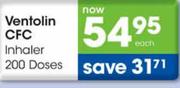 Ventolin CFC Inhaler-200 Dases