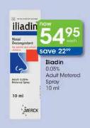 Illadin 0.05% Adult Metered Spray-10ml